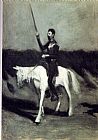 Edward Hopper Don Quixote on Horseback painting